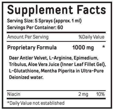 Bucked Up Deer Antler Spray - Bucked Up | Builtathletics.com | $42 | Supplement | Best Sellers, health & wellness, Men's Health